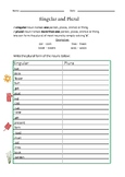 Distance Learning: Everything on Forming Plurals (19 Worksheets)