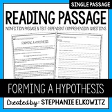 Forming a Hypothesis Reading Passage | Printable & Digital