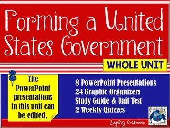 Preview of Forming a United States Government UNIT