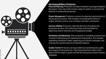 Preview of Forms & Types of Media Production Slides & Cumulative Assignment