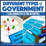 Forms Types of Government Activities with PPT, Cart Sorts 