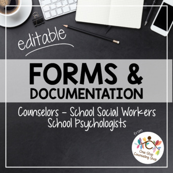 Preview of Forms for School Counselors, Social Workers & Psychologists