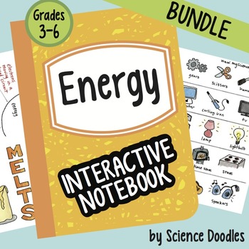 Preview of Energy Interactive Notebook BUNDLE by Science Doodles