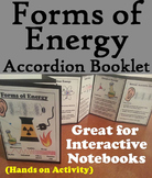 Forms of Energy Activity Interactive Notebook: Potential, 
