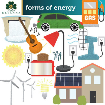 Preview of Forms of Energy Clip Art