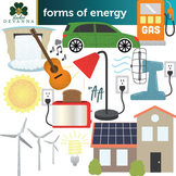 Forms of Energy Clip Art