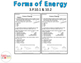 Forms of Energy 3.10.1/10.2