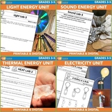 Forms of Energy Activities & Experiments - Light, Sound, H