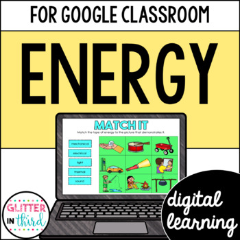 Preview of Forms of Energy Activities for Google Classroom