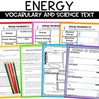 Preview of Forms of Energy Activity