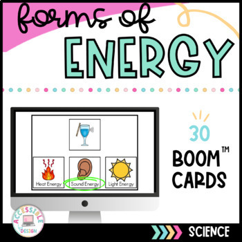 Preview of Forms of Energy BOOM™ Cards | Special Education | Digital