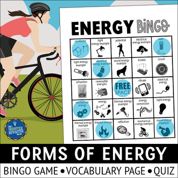 Preview of Forms of Energy Bingo Game