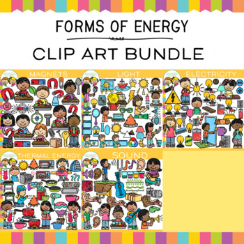 Preview of Forms of Energy Science Clip Art Bundle