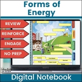 Forms of Energy Activity | Types of Energy | Digital Inter