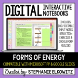 Forms of Energy Digital Interactive Notebook | Google Slid