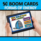 Forms of Energy (Heat, Light, Sound) Digital Task Cards