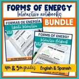 Forms of Energy Interactive Notebook English & Spanish Ver