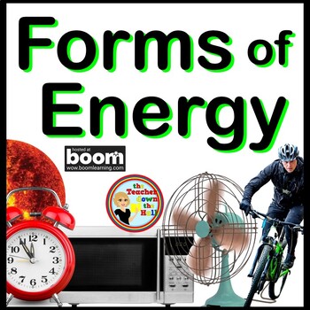 Preview of Forms of Energy MELTS Boom Cards Energy Center Digital Science Activity