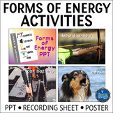 Forms of Energy PowerPoint Activities