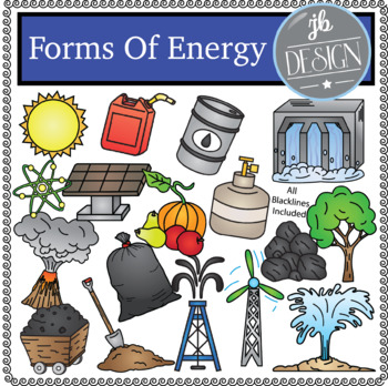 Preview of Forms of Energy Pack (JB Design Clip Art for Personal or Commercial Use)