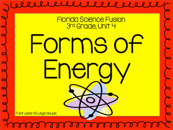 Forms of Energy Powerpoint for Science Fusion, Unit 4, Grade 3 | TpT