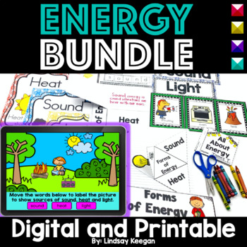 Preview of Forms of Energy Printable and Digital Bundle of Activities