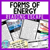 Forms of Energy Reading Comprehension and Puzzle Escape Ro
