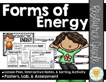Preview of Forms of Energy Resource Guide {Potential/Kinetic Energy}