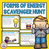 Forms of Energy Scavenger Hunt - Light and Sound