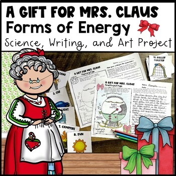 Preview of Forms of Energy Science and Writing Project {Christmas Theme}