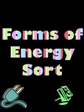 Forms of Energy Sort