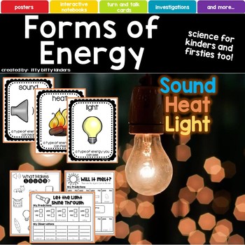 Preview of Forms of Energy, Sound, Heat, Light