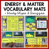 Forms of Energy States of Matter Sorts Vocabulary Activiti