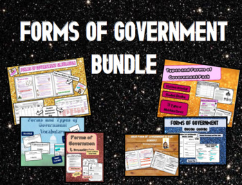 Preview of Forms of Government Bundle
