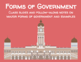 Forms of Government (Follow-Along Notes and Class Slidesho