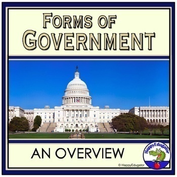 Preview of Forms of Government PowerPoint with Easel Assessment