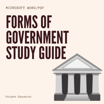 Chart Of Types Of Government