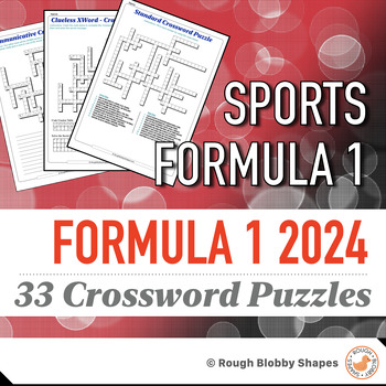 Preview of Formula 1 - Drivers and Teams 2024 - Crossword Puzzles