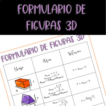 Preview of Formulario de figuras en 3D