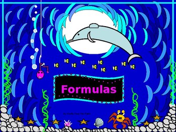 Preview of Algebra Power-Point:  Formulas in Algebra/DISTANCE LEARNING/NO PREP
