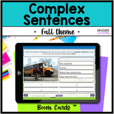 Formulating Complex Sentences with Conjunctions BOOM CARDS
