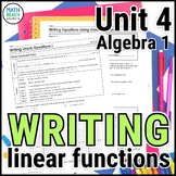 Formulating Linear Functions - Unit 4 - Texas Algebra 1 Cu