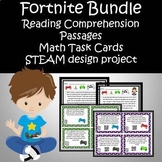 Fornite video games Reading Passages, & Math Review, STEM 