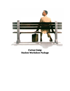 Preview of Forrest Gump Movie/Video Analysis Worksheet Package