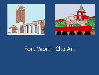 Preview of Fort Worth Texas Clip Art