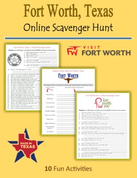 Preview of Fort Worth, Texas - Online Scavenger Hunt