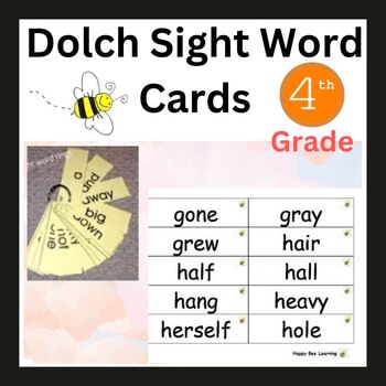 Preview of 4th Grade - Irregular Word Rings / Dolch