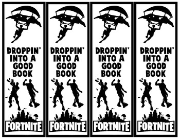 Fortnite Bookmarks Printable Fortnite Bookmarks 2 By Ela Quirks And Perks Teachers Pay Teachers