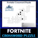 Fortnite Crossword Puzzle | Printable Worksheet