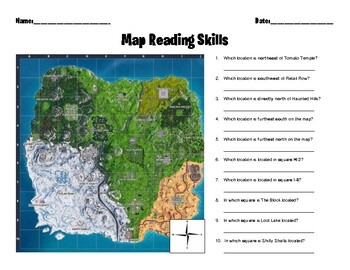 Preview of Fortnite Map Skills